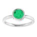 Bezel-Set Solitaire Ring
