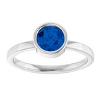 Bezel-Set Solitaire Ring