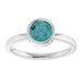 Bezel-Set Solitaire Ring