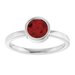 Bezel-Set Solitaire Ring