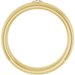 Milgrain Stepped-Edge Bezel-Set Solitaire Band