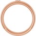 Milgrain Stepped-Edge Bezel-Set Solitaire Band