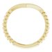 Stackable Beaded V-Ring