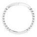 Stackable Beaded V-Ring