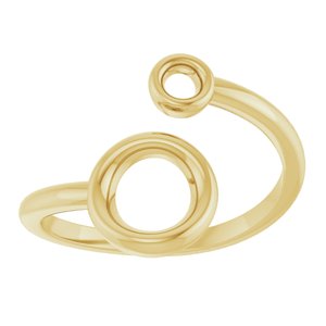 Double Circle Bypass Ring