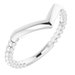 Stackable Beaded V-Ring