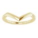 Stackable Beaded V-Ring