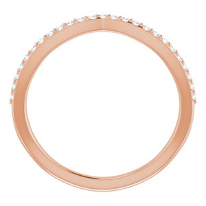 Halo-Style Bypass Engagement Ring or Band
