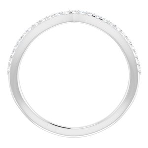 Halo-Style Bypass Engagement Ring or Band