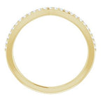 Halo-Style Bypass Engagement Ring or Band