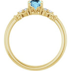 Accented Sculptural Ring