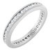 Channel-Set Milgrain Edge Eternity Band