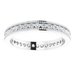 Channel-Set Milgrain Edge Eternity Band