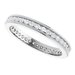 Channel-Set Milgrain Edge Eternity Band