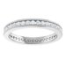 Channel-Set Milgrain Edge Eternity Band