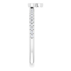Asymmetric Stackable Ring