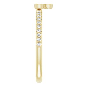 Asymmetric Stackable Ring
