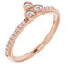 Asymmetric Stackable Ring