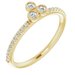 Asymmetric Stackable Ring