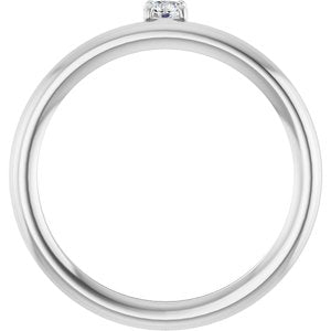 Asymmetric Stackable Ring