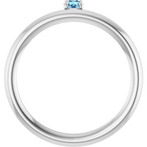 Asymmetric Stackable Ring