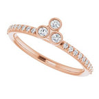Asymmetric Stackable Ring