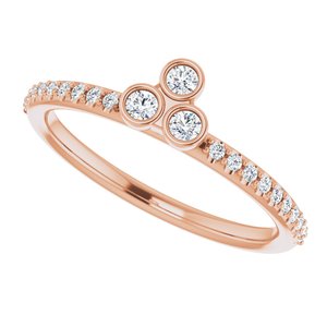 Asymmetric Stackable Ring