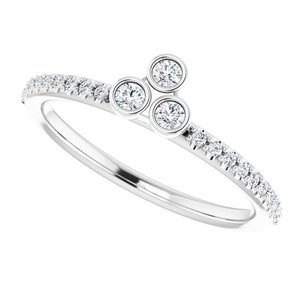 Asymmetric Stackable Ring