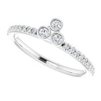 Asymmetric Stackable Ring