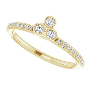 Asymmetric Stackable Ring