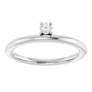 Asymmetric Stackable Ring
