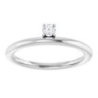 Asymmetric Stackable Ring
