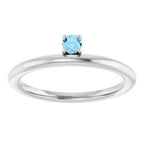 Asymmetric Stackable Ring