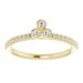 Asymmetric Stackable Ring