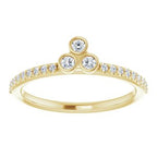 Asymmetric Stackable Ring
