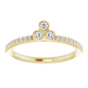 Asymmetric Stackable Ring