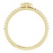 Asymmetric Stackable Ring