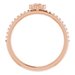 Asymmetric Stackable Ring