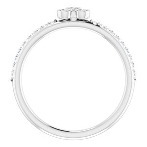 Asymmetric Stackable Ring