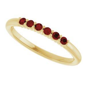 Accented Stackable Ring