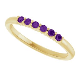 Accented Stackable Ring