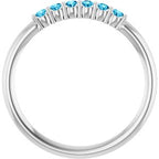Accented Stackable Ring