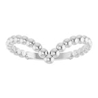 Beaded V Ring