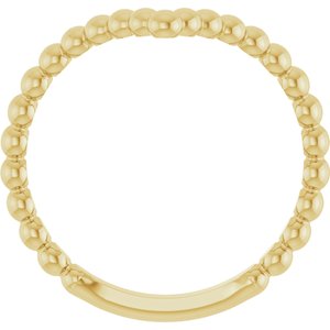Beaded V Ring