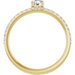 Asymmetric Stackable Ring