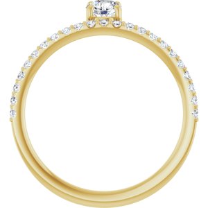 Asymmetric Stackable Ring