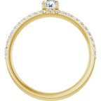 Asymmetric Stackable Ring