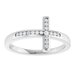 Sideways Cross Ring