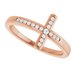 Sideways Cross Ring