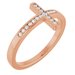 Sideways Cross Ring